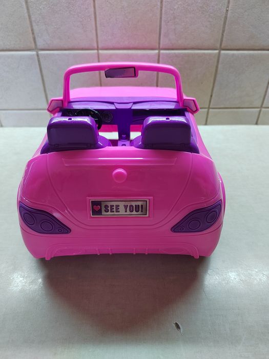 Auto cabrio lalka Barbie różowy