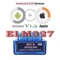 Автосканер ELM327 Wi-Fi OBD2 V1.5 Для Айфон IOS и Android