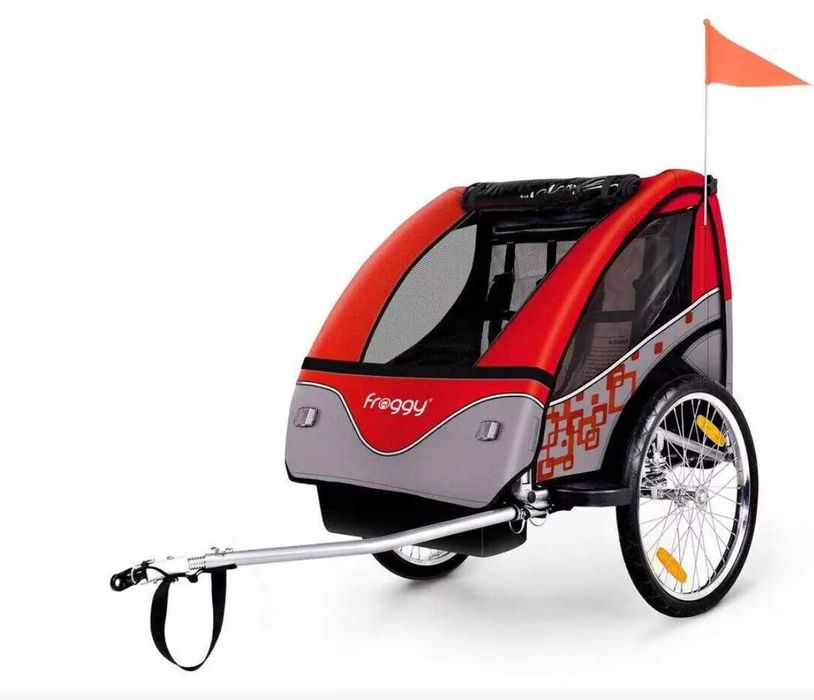 Przyczepka rowerowa 2 osobowa FROGGY