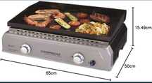 Grill gazowy Campigaz. Dwupalnikowy.