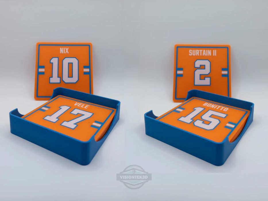 Conjunto de Bases para Copos Denver Broncos Retro