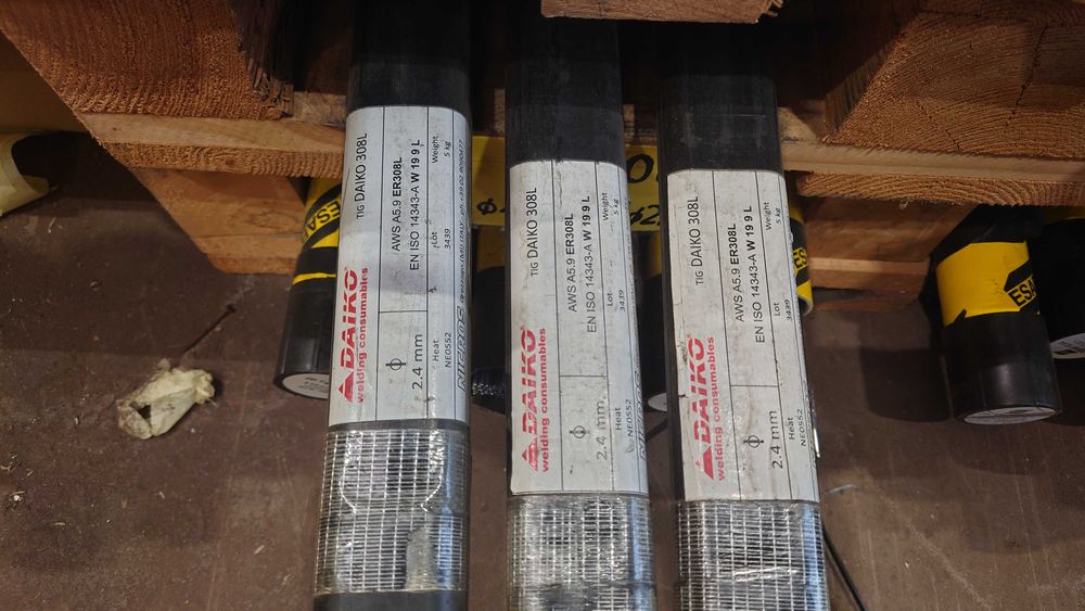 Sprzedam drut TIG Esab, Daiko,Boehler