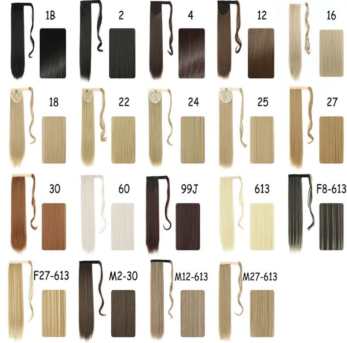 Треси шиньйон волосся хвост