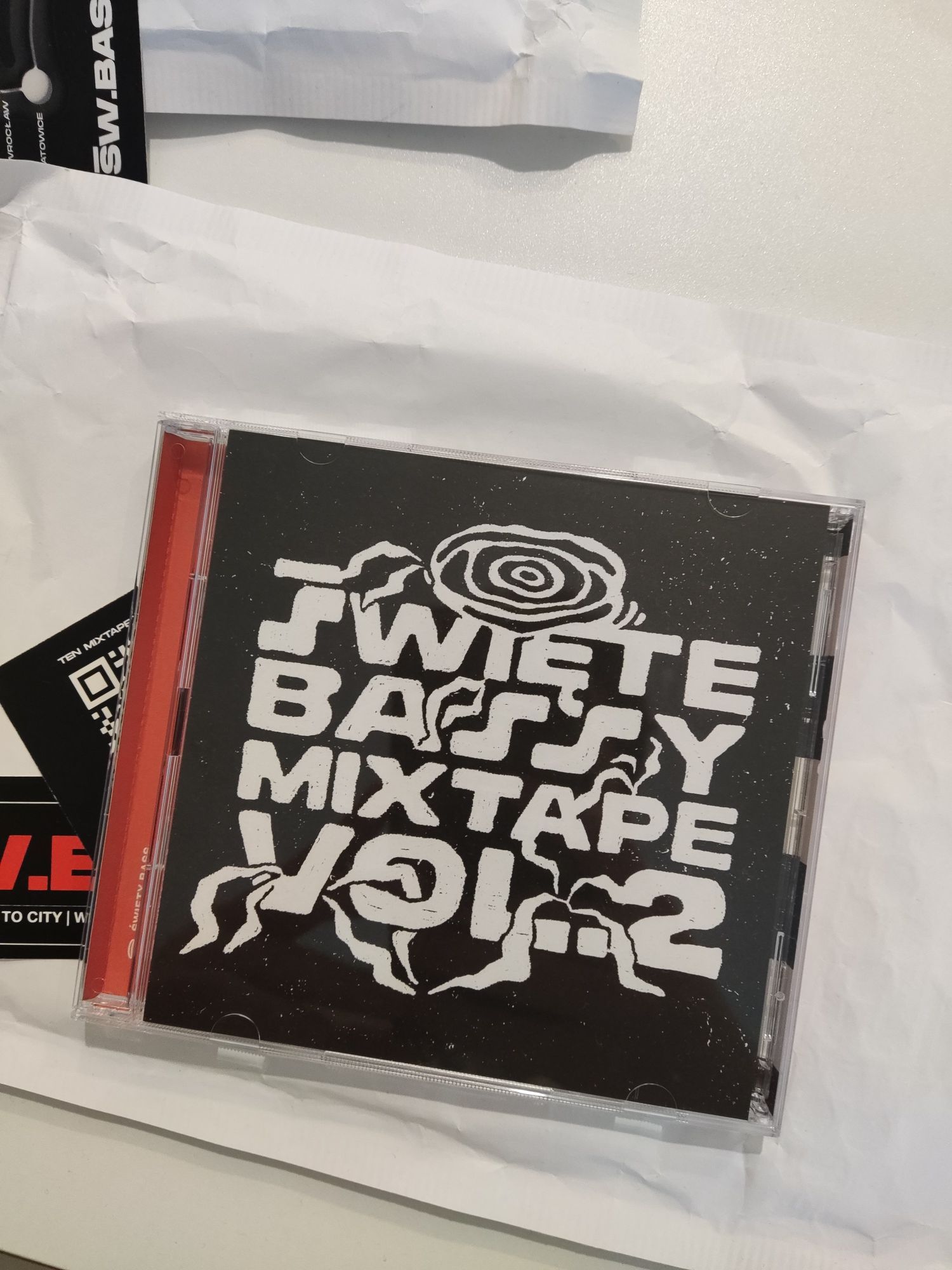 Święty Bass - Backlog EP i Mixtape Vol. 2 + wlepy (nieotwarte - opis)