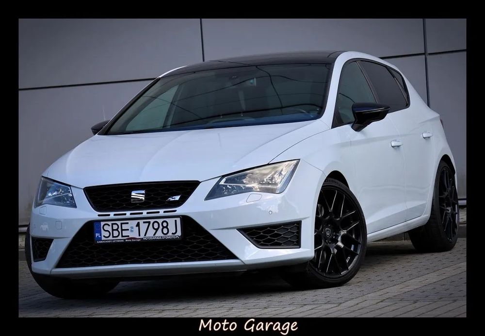 Seat Leon CUPRA 280KM Panorama DSG Sportowy Wydech Biała Perła Nowe Opony Conti7