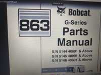 Katalog części Parts manual Bobcat 863 G-Series