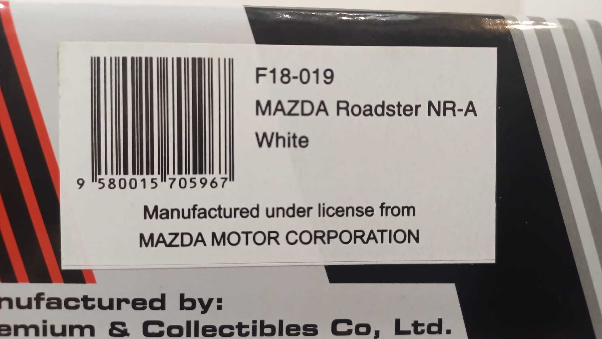 1/18 Mazda MX5 Roadster NR-A - First18
