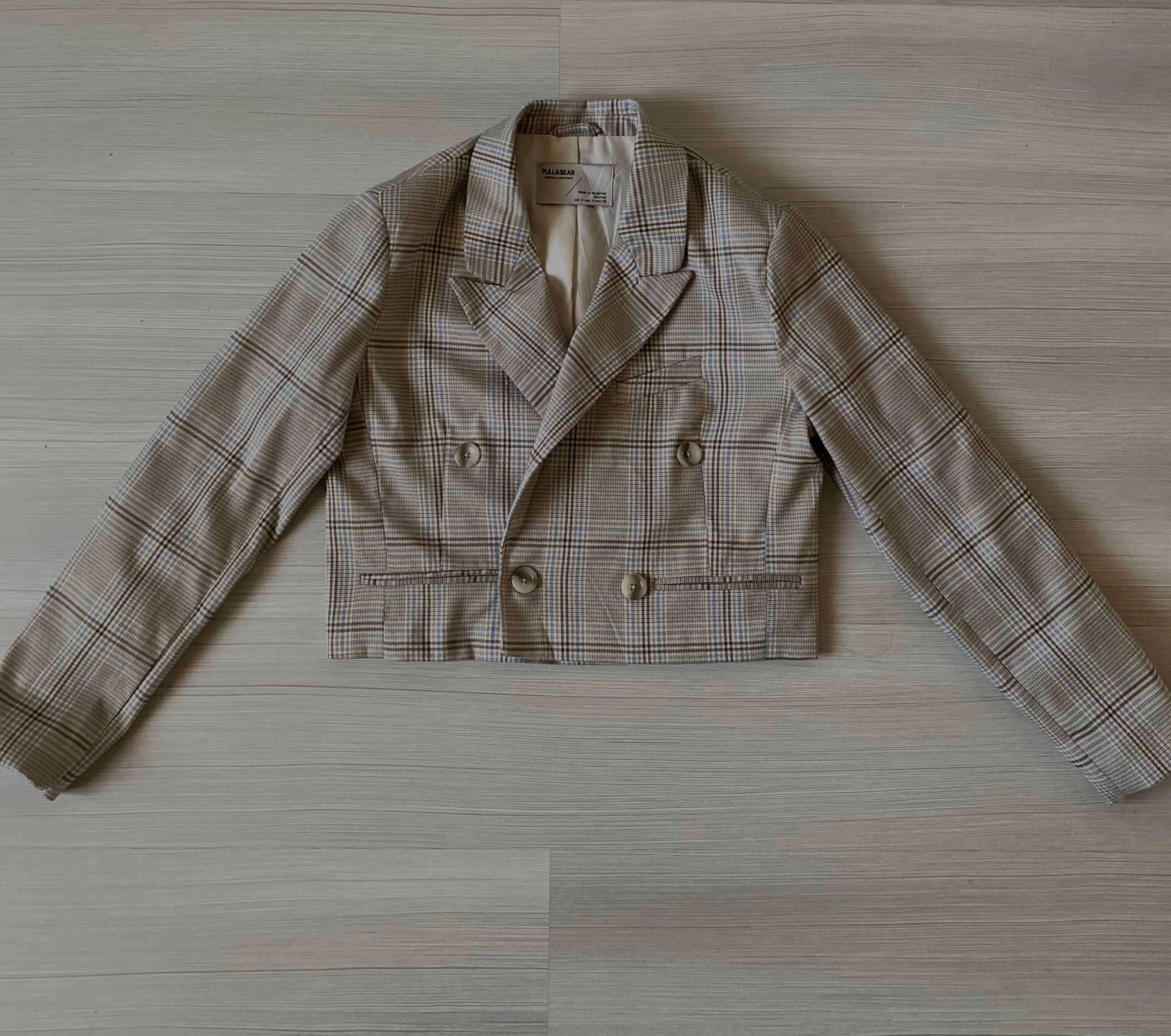 Жакет в клітинку  Pull&Bear