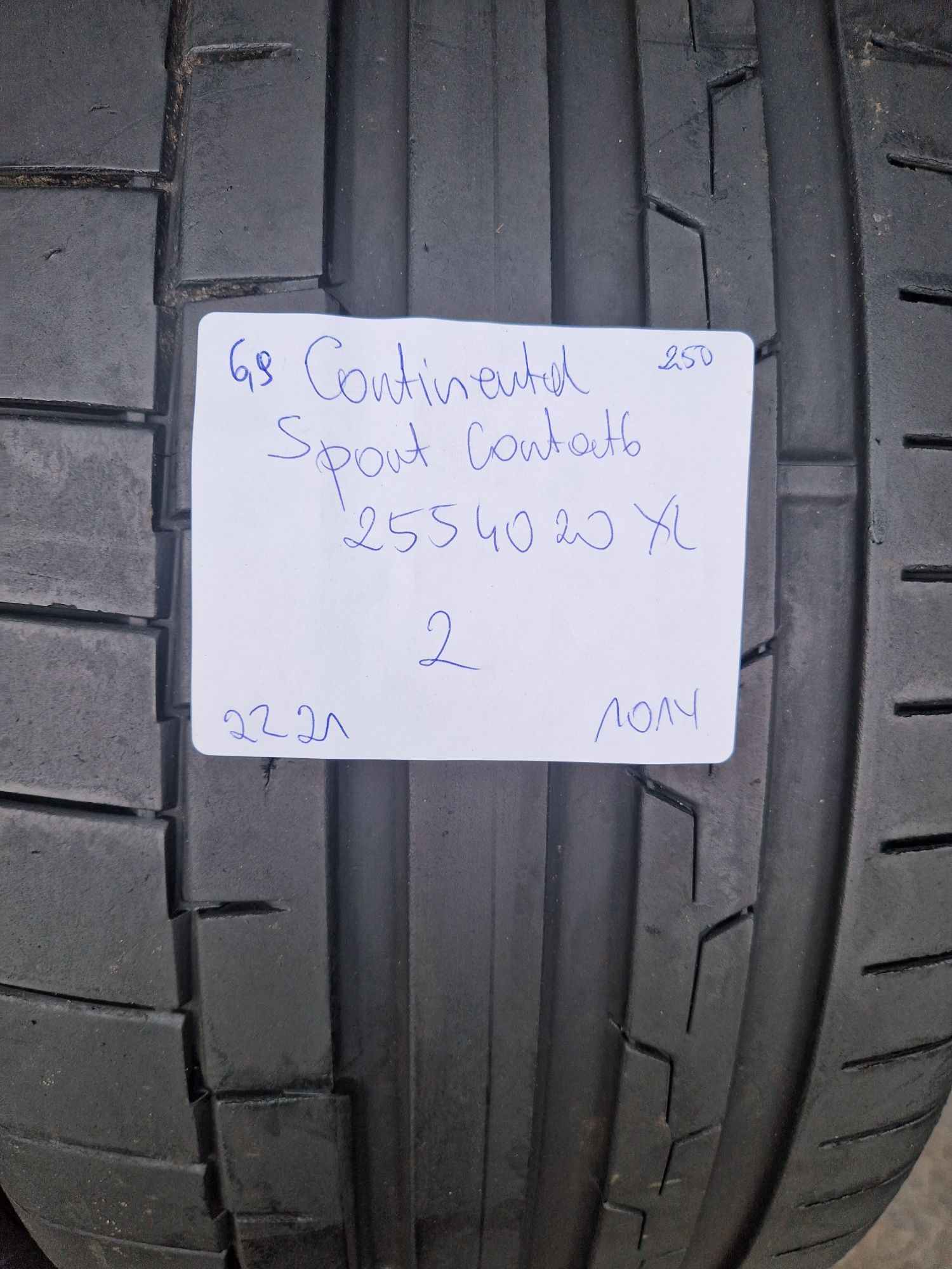 255/40/20 255/40R20 Continental 2022 lato