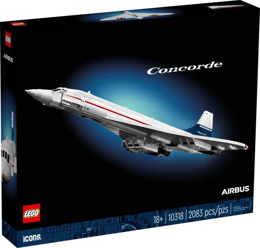 Конструктор LEGO Icons/Лего Ікони - Літак Конкорд(Concorde)