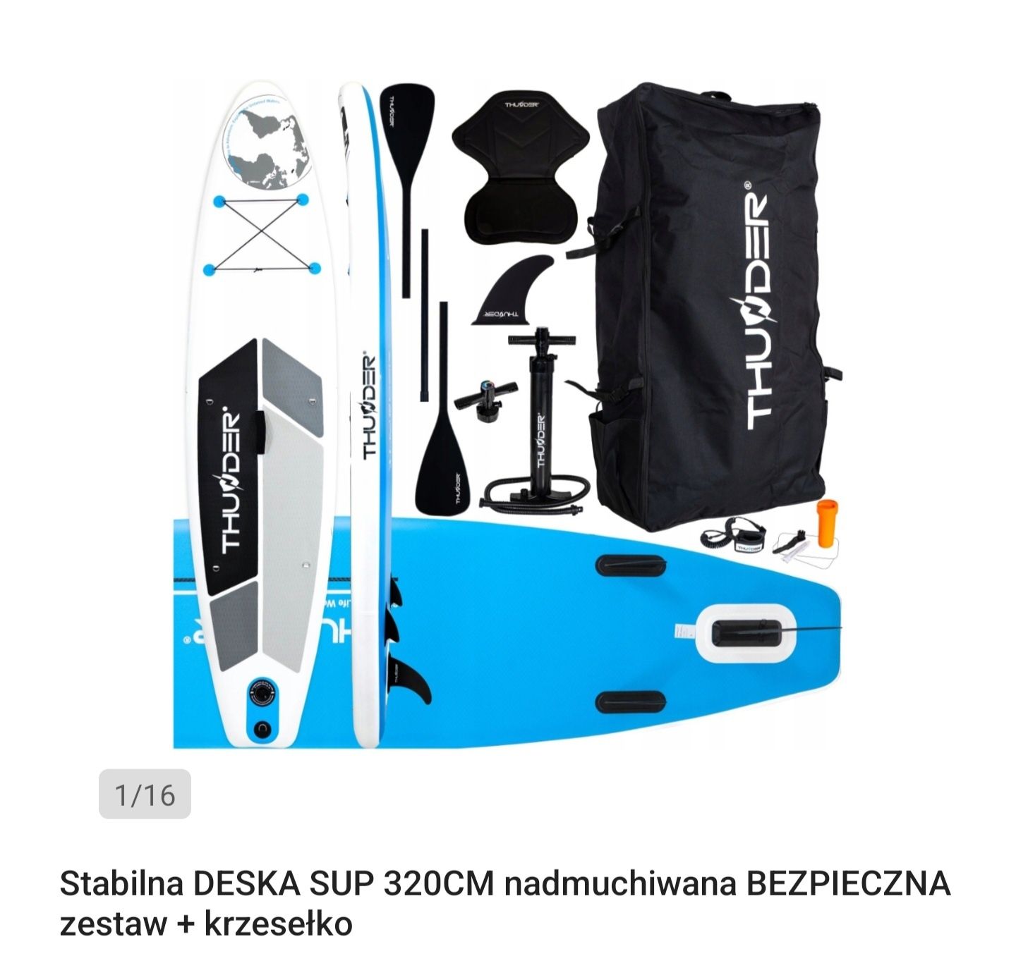 Deska SUP 320cm Stabilna