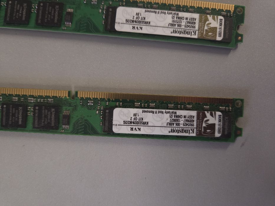 Sprzedam Pamięć ram DDR2 Ram 2x 1 GB. (ZE ZDJECIA)i