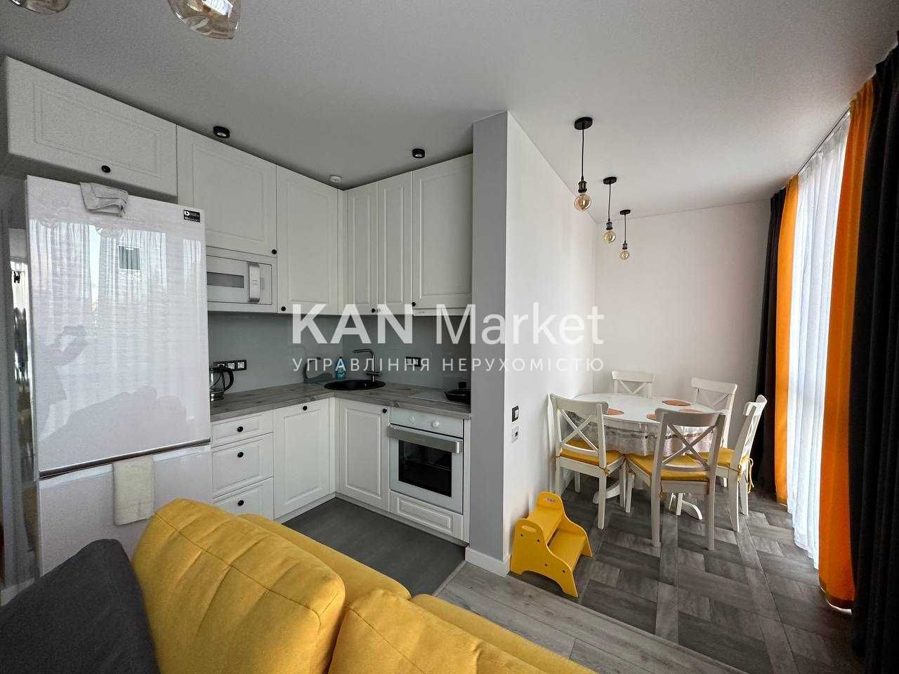 Продаж світлої 2к квартири 55 м² з ремонтом у Файна Таун