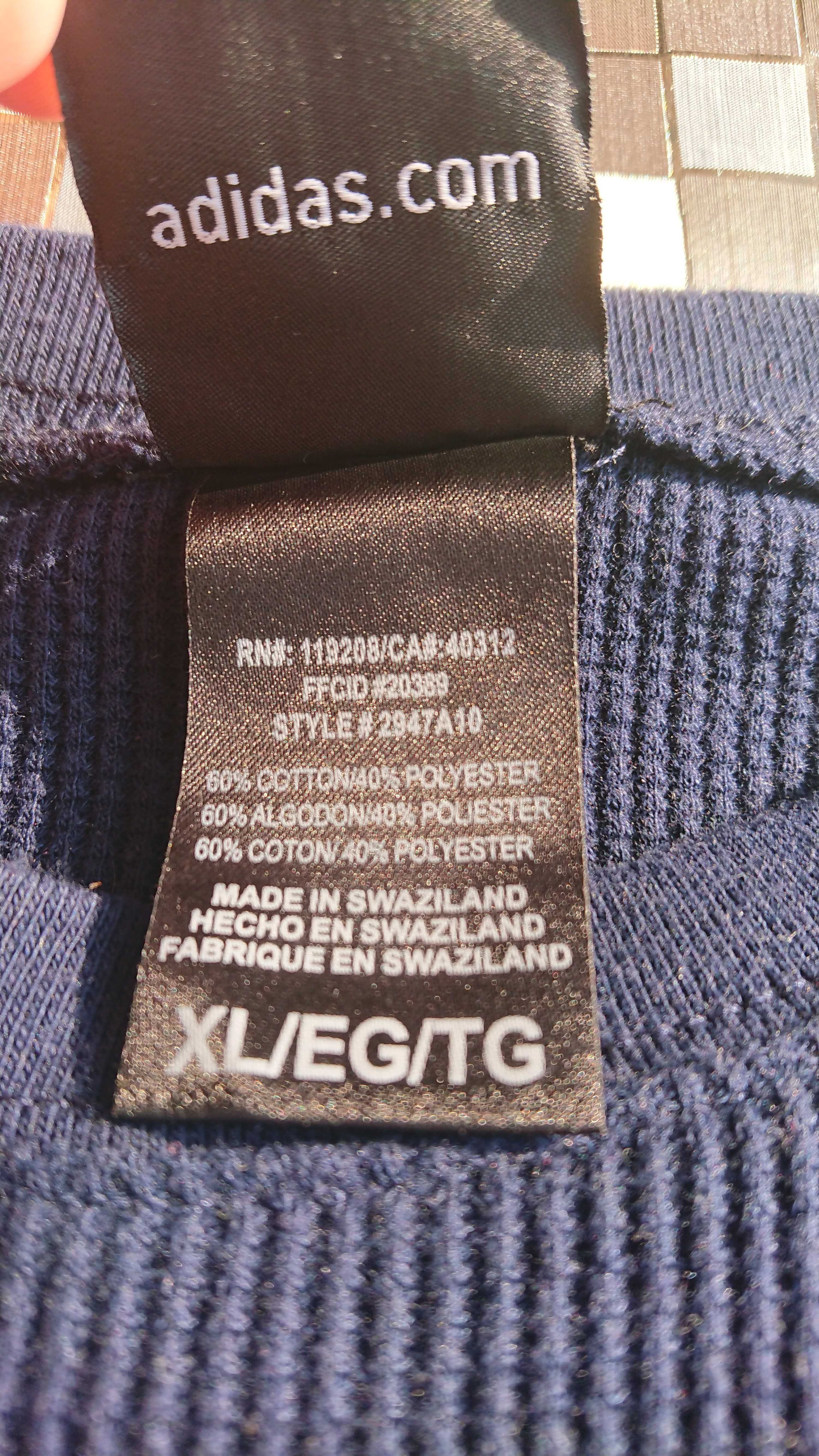 Світер Джемпер Adidas розмір XL Темно-синій Новий