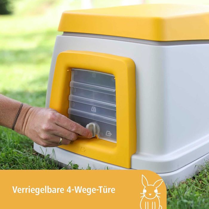 Kerbl Pet Zestaw dla królików odporny na warunki atmosferyczne domek