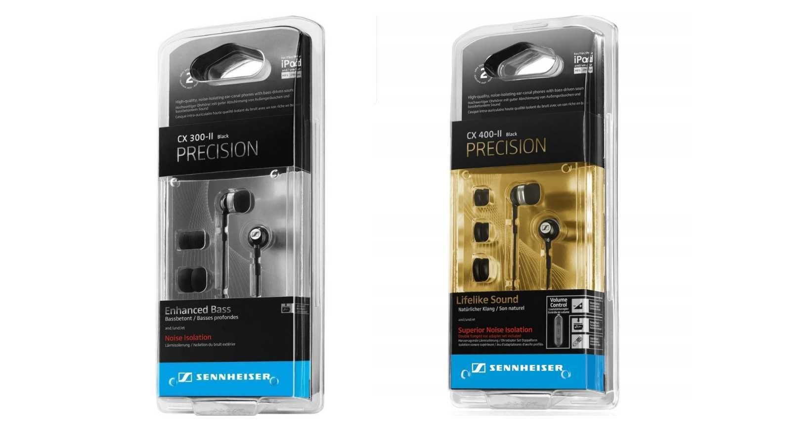 Навушники Sennheiser CX 300-II CX 400-II precision black