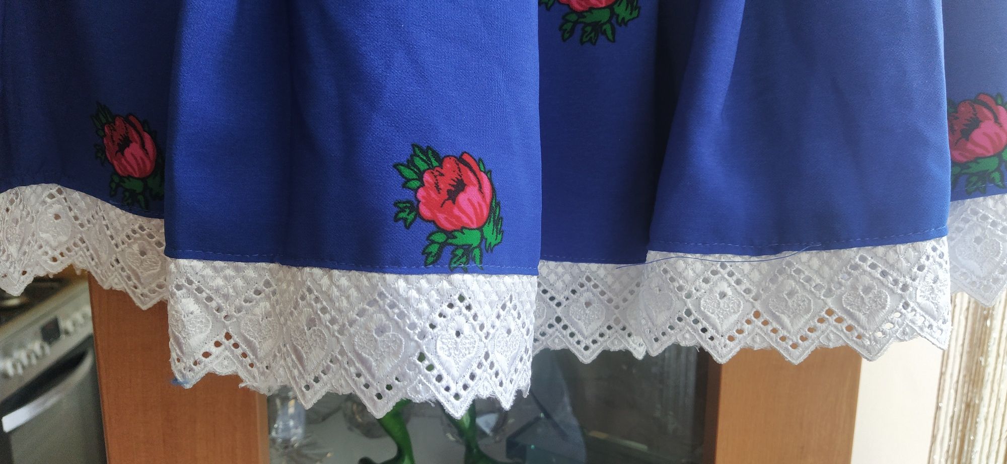 Spódnica góralska szafirowa