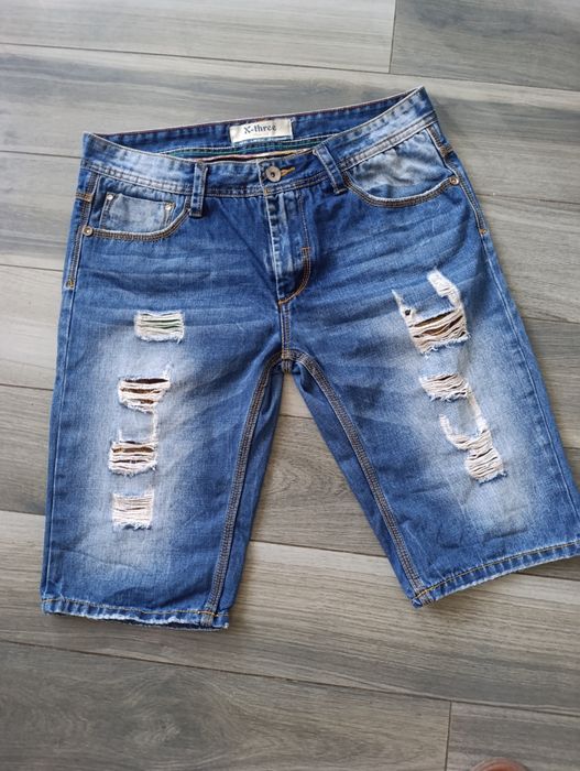 Джинсові чоловічі шорти