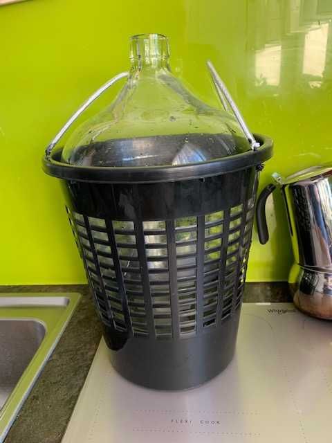 Butla szklana, wino, balon, dymion, gąsior słój 5 l