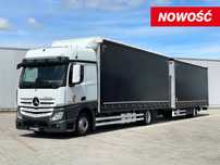 Mercedes-Benz ACTROS 1840 / ZESTAW TANDEM 120 M3 / 7,75 M + 7,75 M / SALON PL  pierwszy właściciel serwisowany