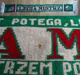 Szal szalik Legia Warszawa mistrz