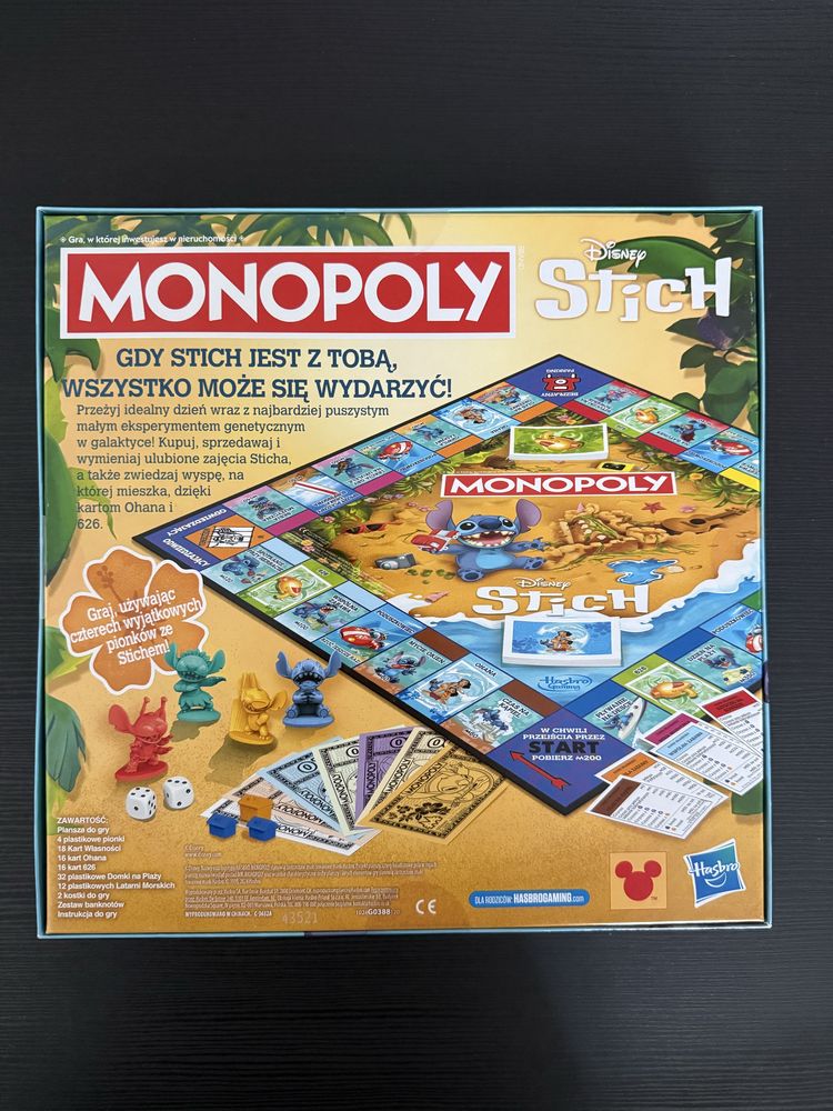 Monopoly - stitch gra planszowa