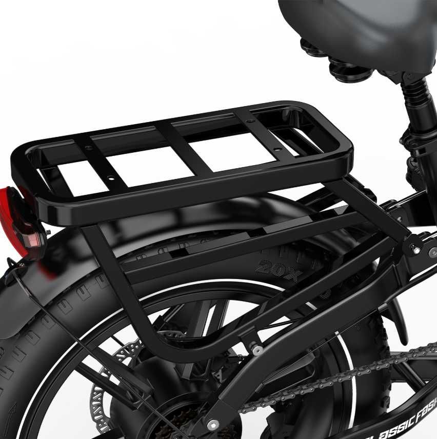 Rower elektryczny Ovivo Hyper V2 Pro - fatbike, składak, duży zasięg