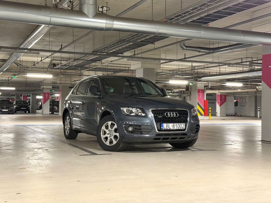 Audi Q5 3.0TDI, Quattro, skóry, martwe pola, kamera, pamięć fot, stan bdb
