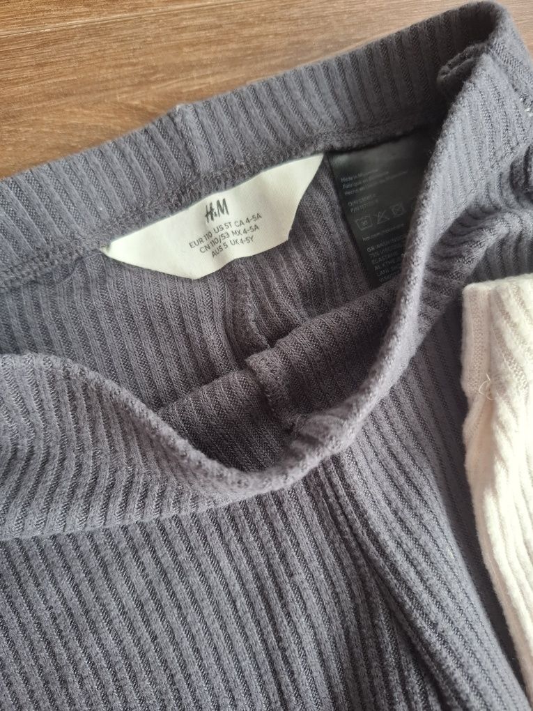 Leginsy 2 szt H&M roz 110