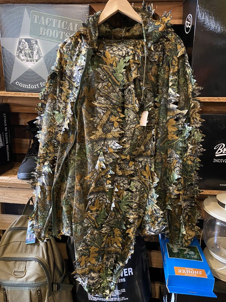 Fato camuflado com capuz bushcraft paintball caça