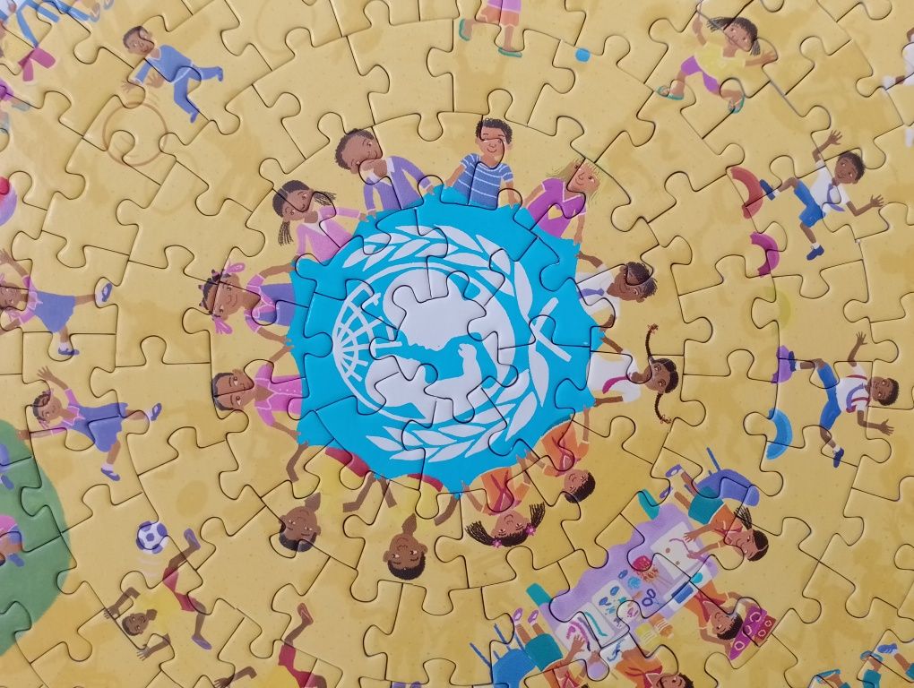 Puzzle UNICEF 500 OP2103 okrągłe round puzzle