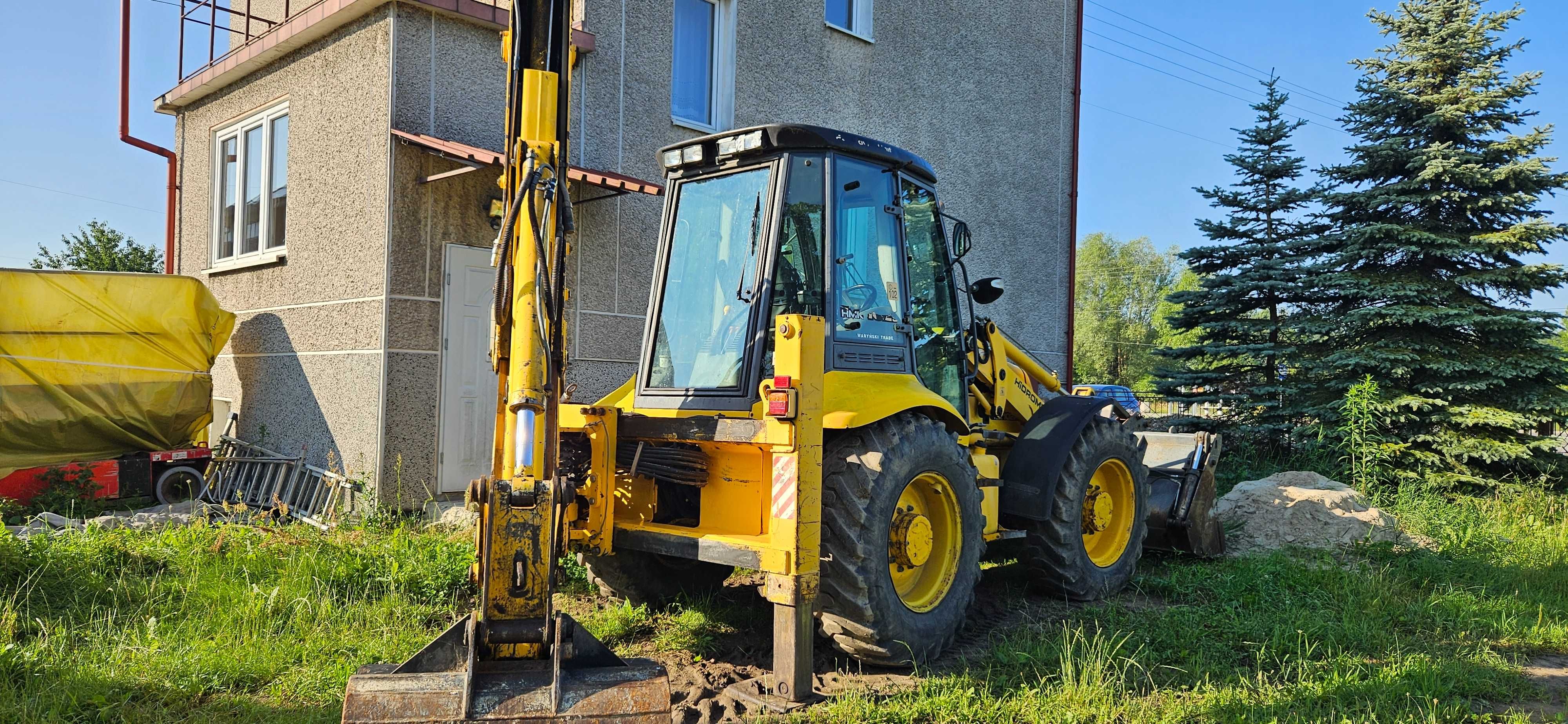 Waryński Hidromek TR HMK 102 koparko ładowarka 1 właściciel FV 2007 r