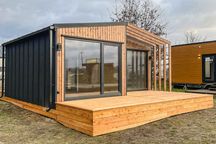 Domek modułowy, całoroczny, drewniany, domek letniskowy 35 m2