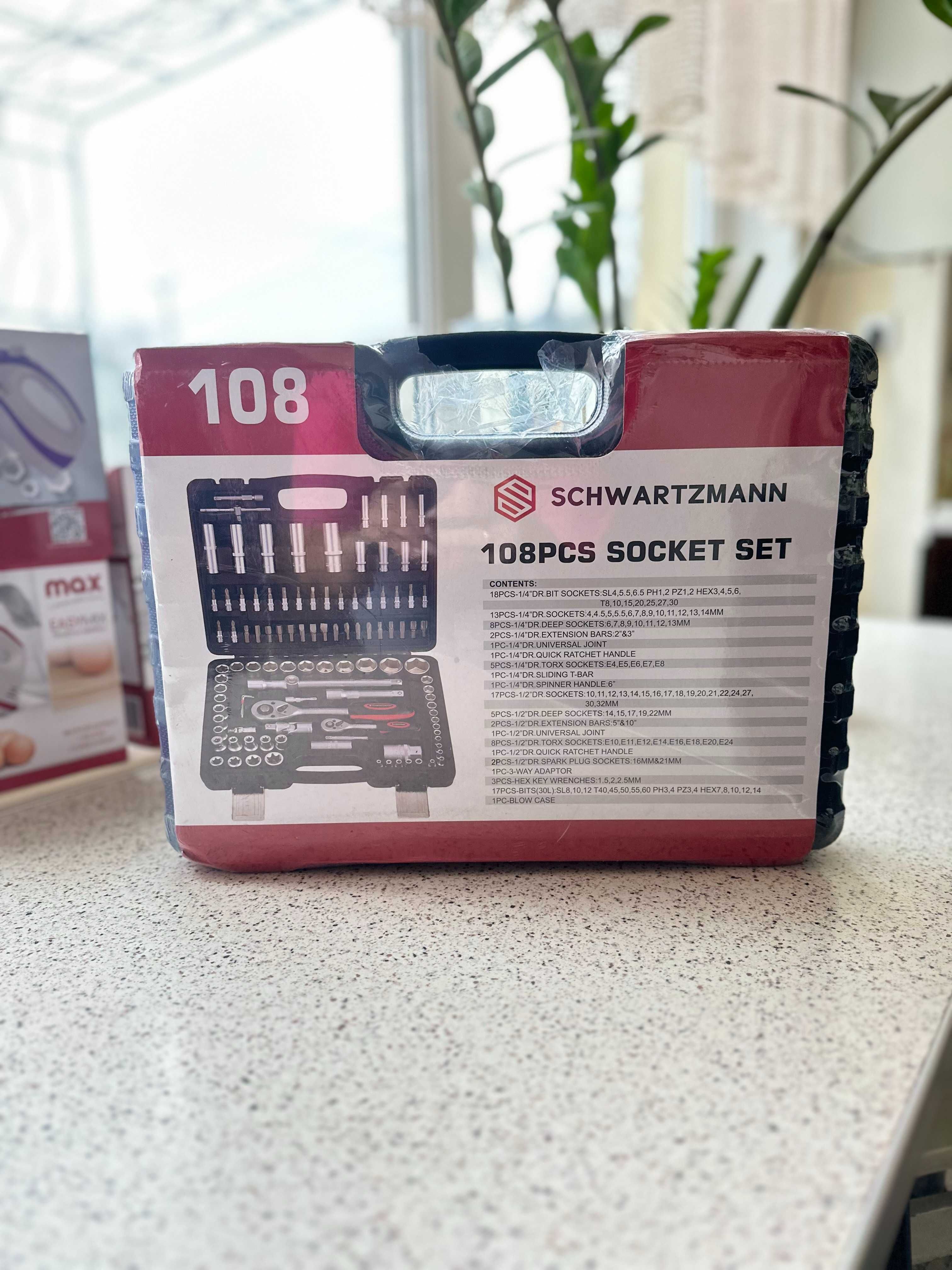 Универсальный набор инструментов Schwarzmann SCH-108PCS, 108 предметов