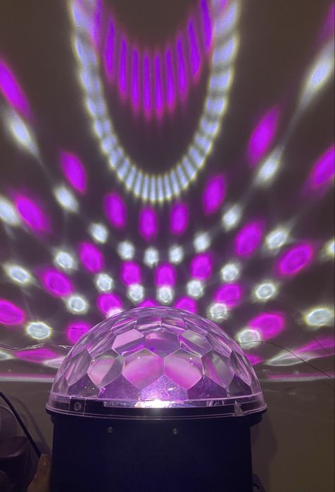 Диско куля LED Crystal Magic Ball Light