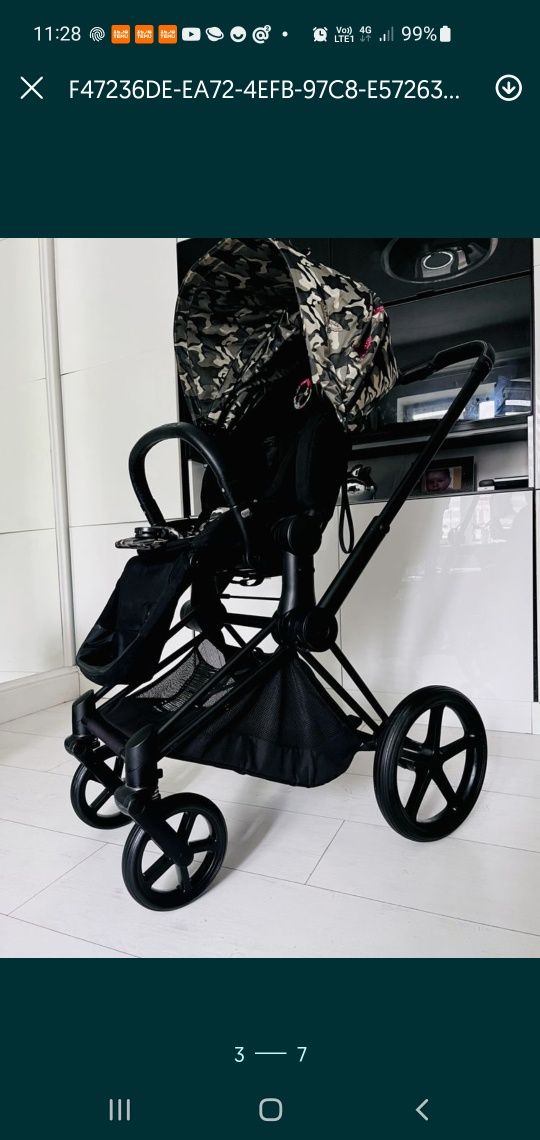 Wozek 2w1 cybex priam butterfly