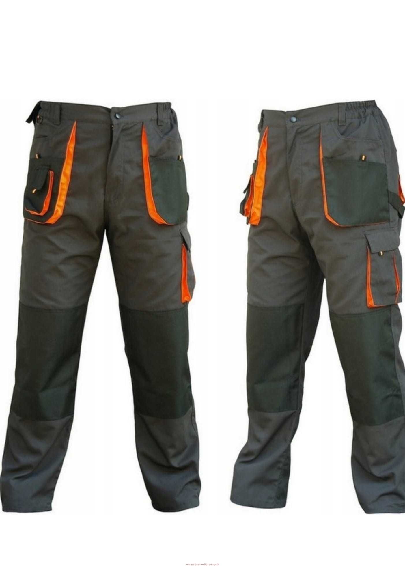 Spodnie robocze czarne 7 kieszeni rozmiar "XL"