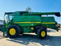 John Deere T670  JOHN DEERE W540i, 2017r, heder 5,5m z wózkiem i stołem do rzepaku