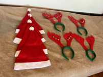 Gorros de Pai Natal e Renas