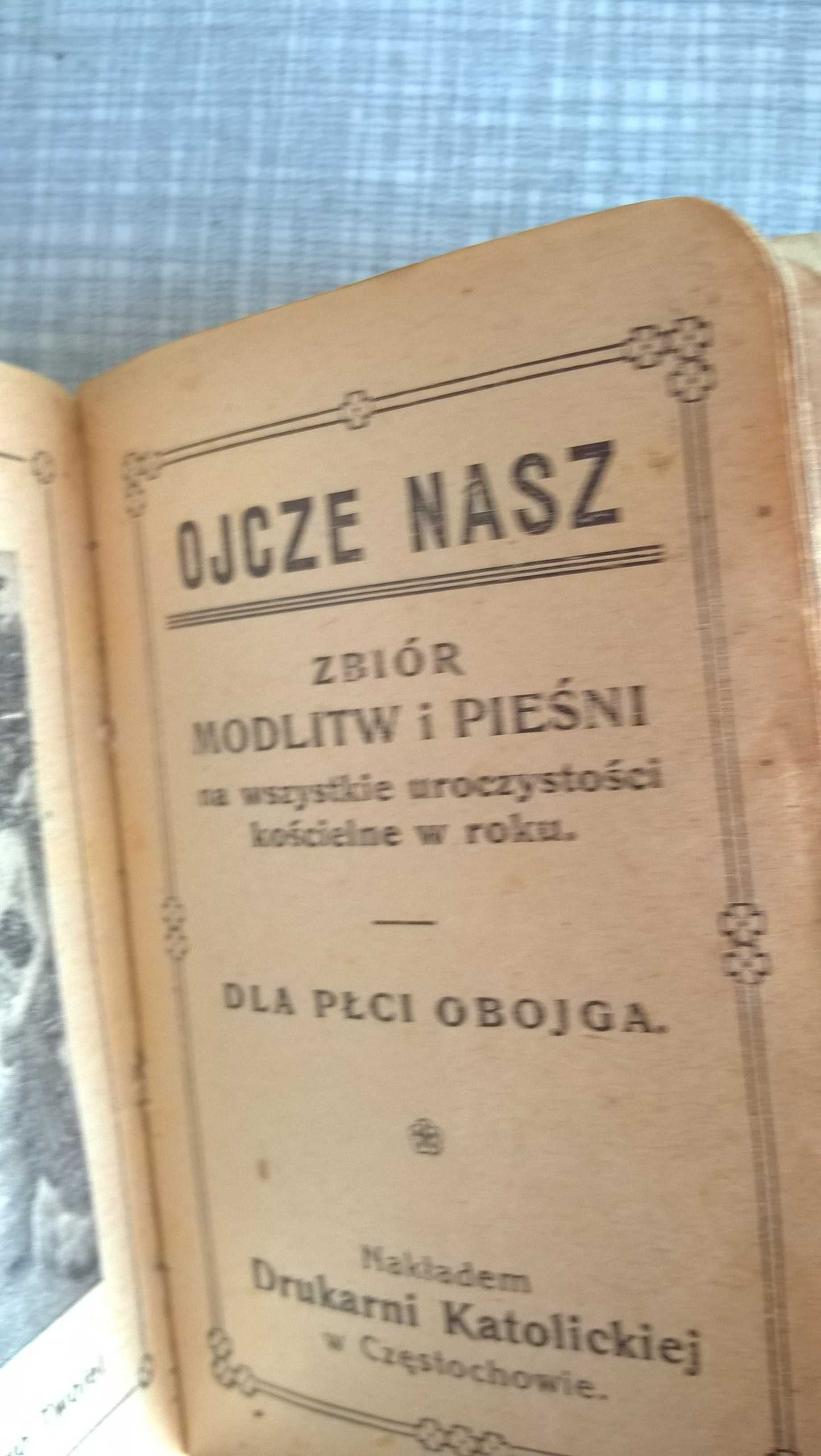 Książeczka do nabożeństwa "Ojcze nasz" z 1930 roku