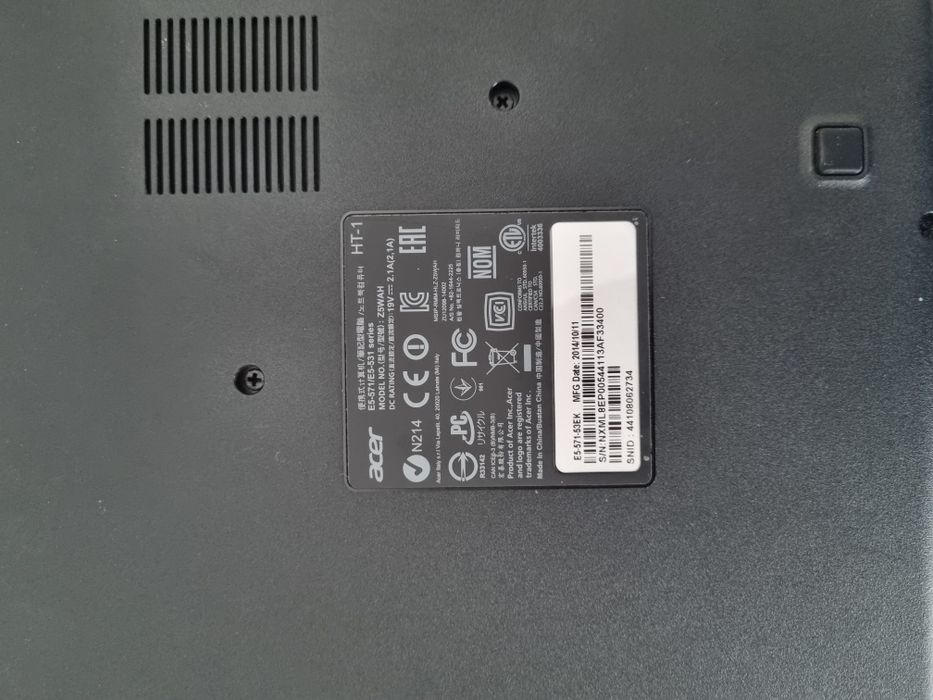Laptop Acer e5-571 nowy dysk!
