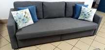 Sofa Friheten Ikea szara kanapa łóżko wersalka tapczan dowóz gratis *n