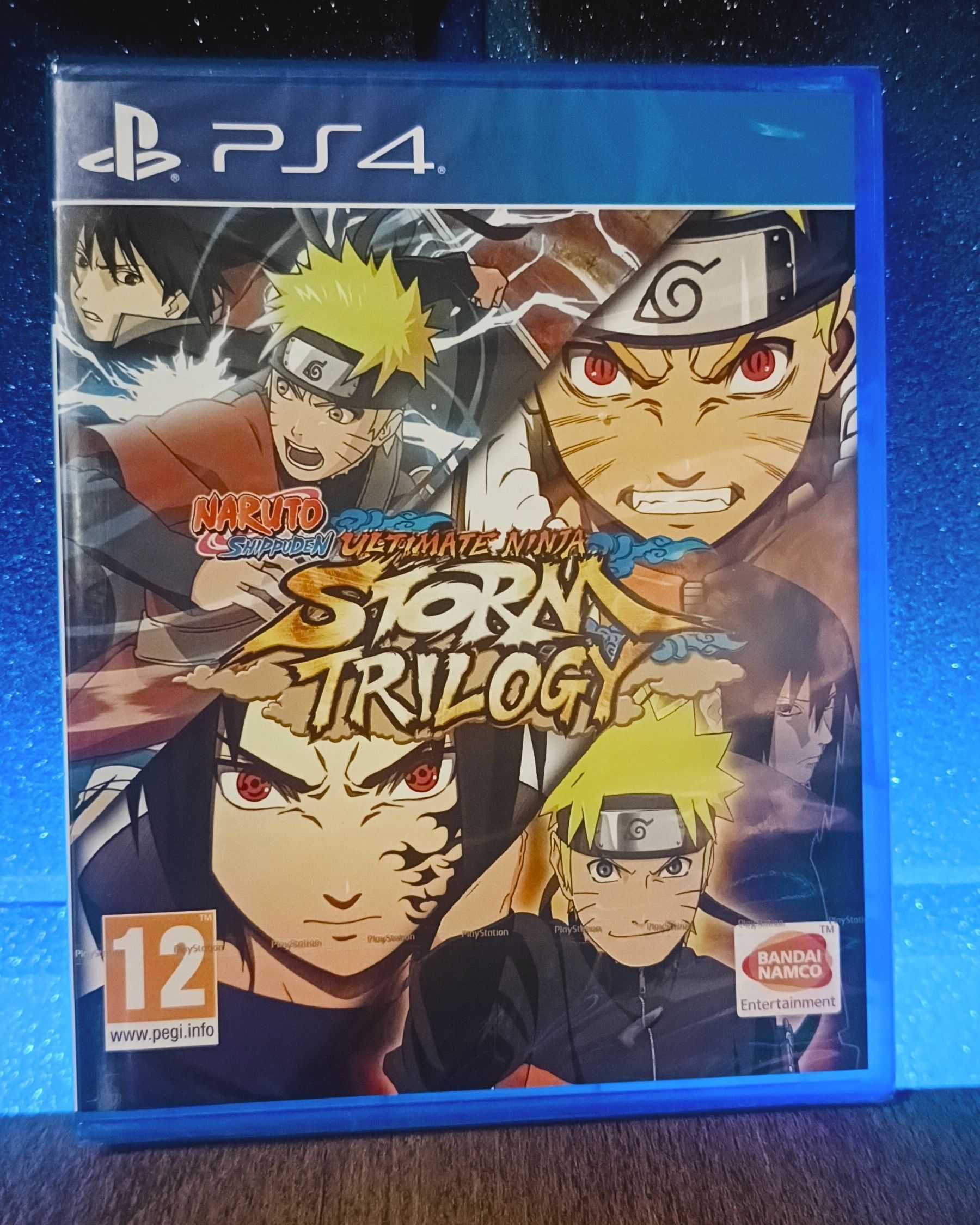 Naruto Ultimate Ninja Storm Trilogy PS4 / PS5 trzy gry anime bijatyki