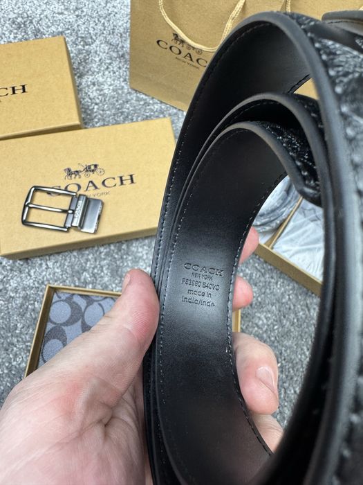 Ремень і гаманець Coach ремінь кошилек, набор новий повний кОмплект