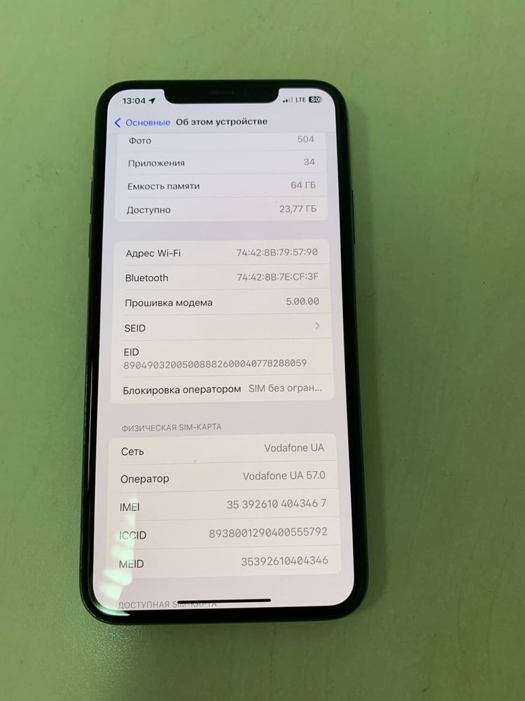 Iphone 11pro max 64bg neverlock