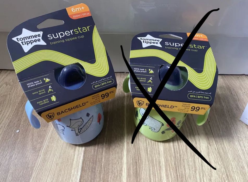 Новый Tommee Tippee поильник непроливайка с крышкой 6+ 12+ месяцев