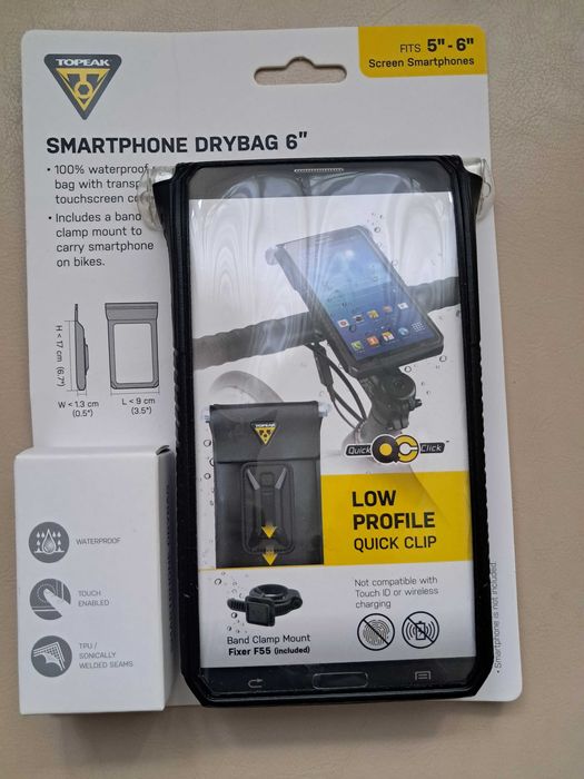 Uchwyt na telefon wodoodporny Topeak DRYBAG 6