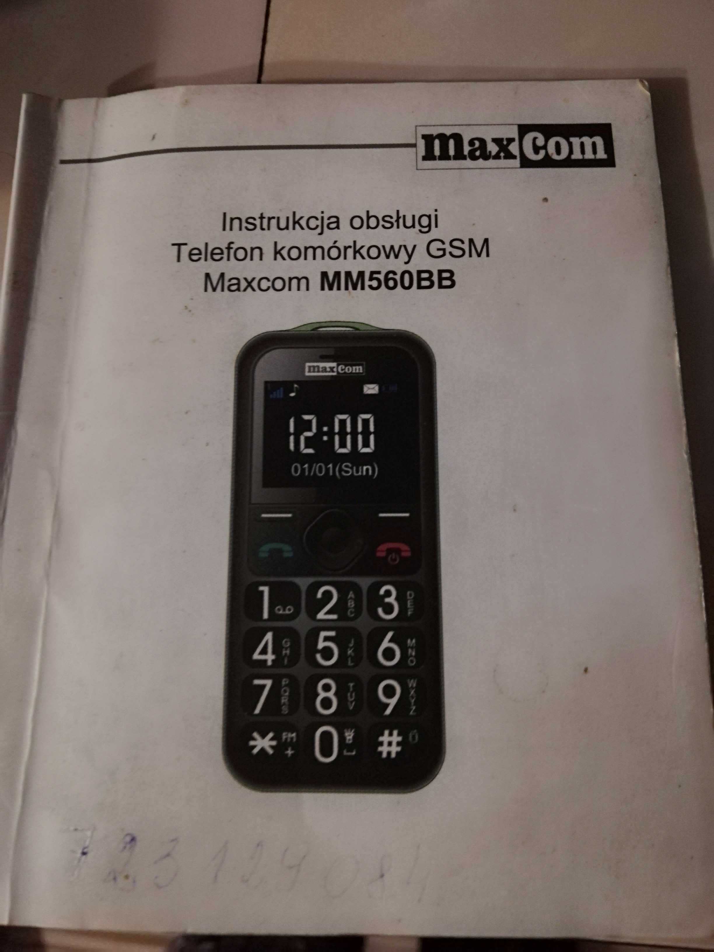 Telefon klawiszowy-MAXCOM  MM560BB.