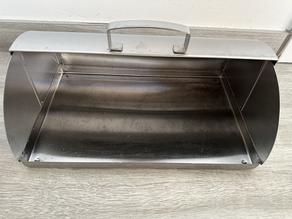 ORDNING Ikea Chlebak pojemnik skrzynka na chleb stal nierdzewna