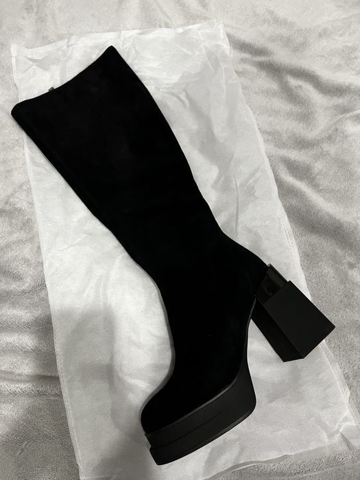 Чоботи зимові натуральний замш